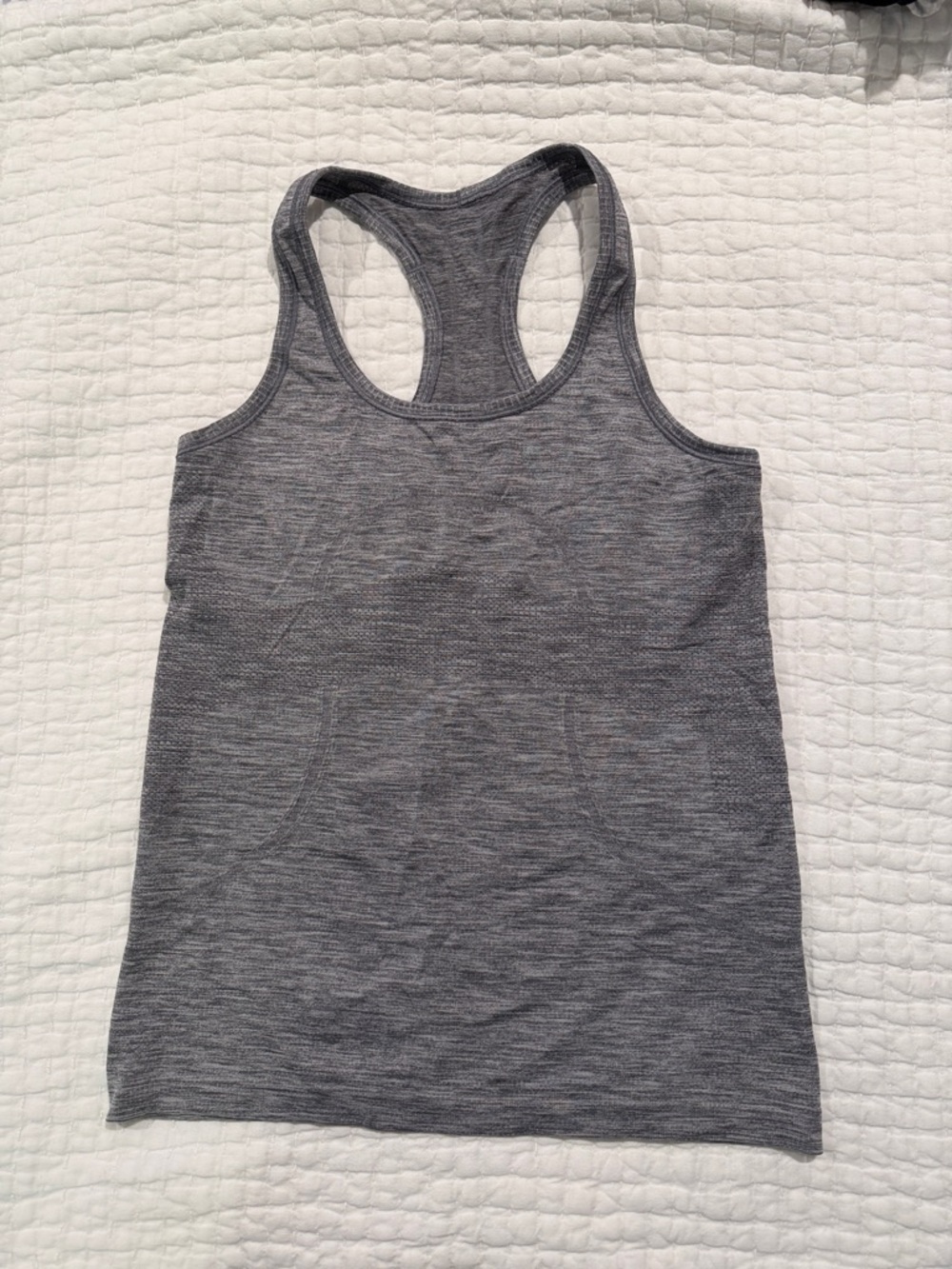 lululemon athletica Gray Racerback Tank Top